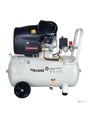 Компрессор воздушный Kranz KR-2200/50, 2200Вт, 400 л/мин, 50л
