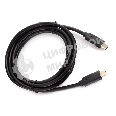 Кабель USB Cablexpert CCP-USB-CMCM2-1.8M, USB3.1 Type-C/Type-C, Gen.2, 10Gbit/s, 5A, 1.8м, пакет