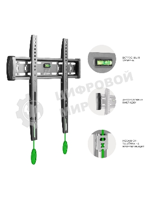 Кронштейн ONKRON FM5/32-55'' макс 400x400 наклон 0º от стены: 29мм макс вес 56,8кг