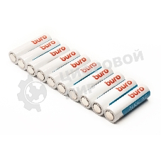 Батарея Buro Alkaline LR6 AA (10шт) коробка