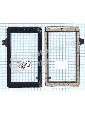 Сенсорное стекло (тачскрин) CTP-0106-R3, черное