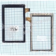 Сенсорное стекло (тачскрин) CLV70137A, черное