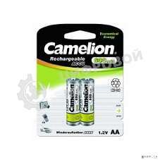 Аккумулятор Camelion AA- 600 mAh Ni-Cd BL-2 (NC-AA600BP2, аккумулятор,1.2В)