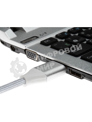 Кабель аудио-видео Cactus CS-HDMI.2.1-3 HDMI (m)/HDMI (m) 3м. позолоченные контакты серебристый