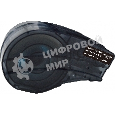 Картридж ленточный Cactus CS-M210-750595BK (M210-750-595-BK) белый шрифт, черный фон (19.1 мм, 6.4 м) для Brady M210/M211/M210-LAB