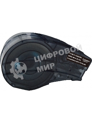 Картридж ленточный Cactus CS-M210-750595BK (M210-750-595-BK) белый шрифт, черный фон (19.1 мм, 6.4 м) для Brady M210/M211/M210-LAB