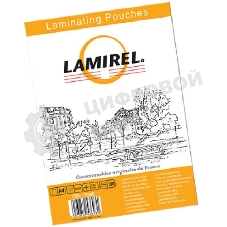 Пленка для ламинирования Lamirel А4, 125мкм, 100 шт.