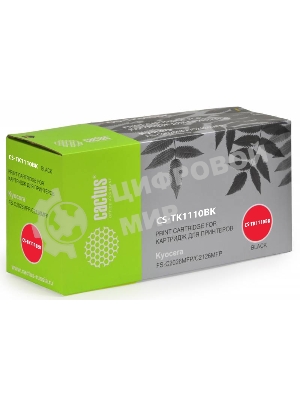 Картридж лазерный Cactus CS-TK1110BK черный (2500 стр.) для Kyocera Mita FS 1020MFP/1040/1120MFP
