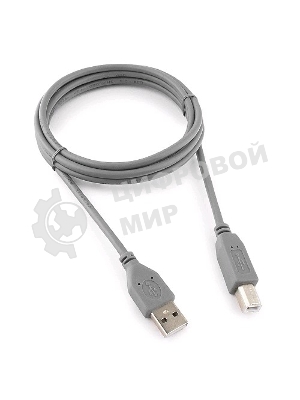 Кабель USB2.0 Pro Cablexpert CCP-USB2-AMBM-6G, AM/BM, 1.8м, экран, серый