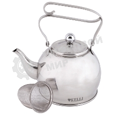 Чайник для плиты KELLI KL-4326 заварочный, металлический
