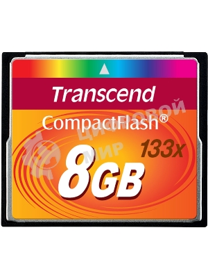 Флеш карта CF 8Gb Transcend TS8GCF133 w/o adapter