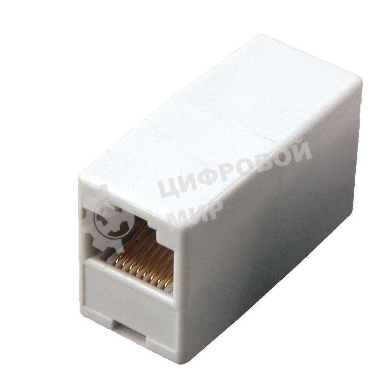 Проходной адаптер Rexant, RJ-45(8P-8C), UTP неэкранированный, категория 5e, (гнездо-гнездо)