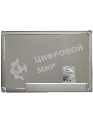 Доска магнитно-маркерная Silwerhof белый 90x120см алюминиевая рама