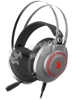 Гарнитура Bloody J200S серый, проводная, подсветка