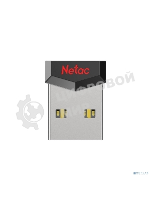 Флешка USB Netac UM81 (NT03UM81N-016G-20BK), 16Gb, USB 2.0, R/W 30/10, черный/красный