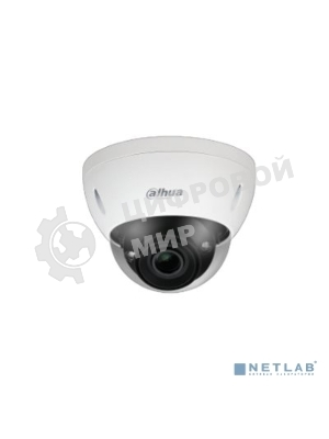 Уличная купольная IP-видеокамера Dahua с ИИ4Мп; 1/1.8” CMOS; моторизованный объектив 2.7~12мм; механический ИК-фильтр; WDR(140дБ); чувствительность 0.0007лк@F1.8; сжатие: H.265+, H.265, H.264+, H.264