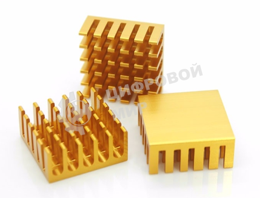 Аллюминиевый радиатор 22x22x10 мм