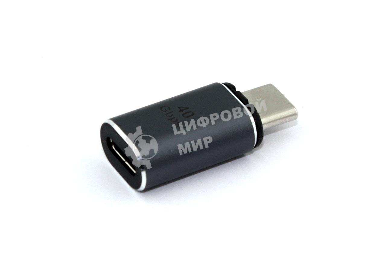 Переходник USB 4 Type-C мама-папа прямой с магнитным разъемом