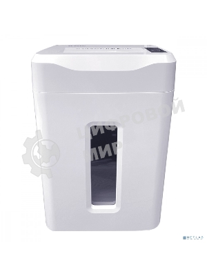 Шредер Office Kit S243N 3,9х38 белый (секр.P-4) фрагменты 35лист. 35лтр. скрепки скобы пл.карты CD