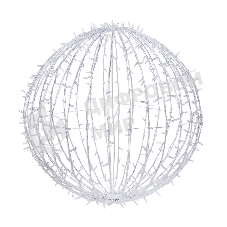 Шар светодиодный Neon-night 230V, диаметр 80 см, 450 светодиодов, эффект мерцания, цвет белый