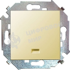 Механизм выключателя 1-кл. СП Simon15 16А IP20 с индик. сл. кость Simon 1591104-031