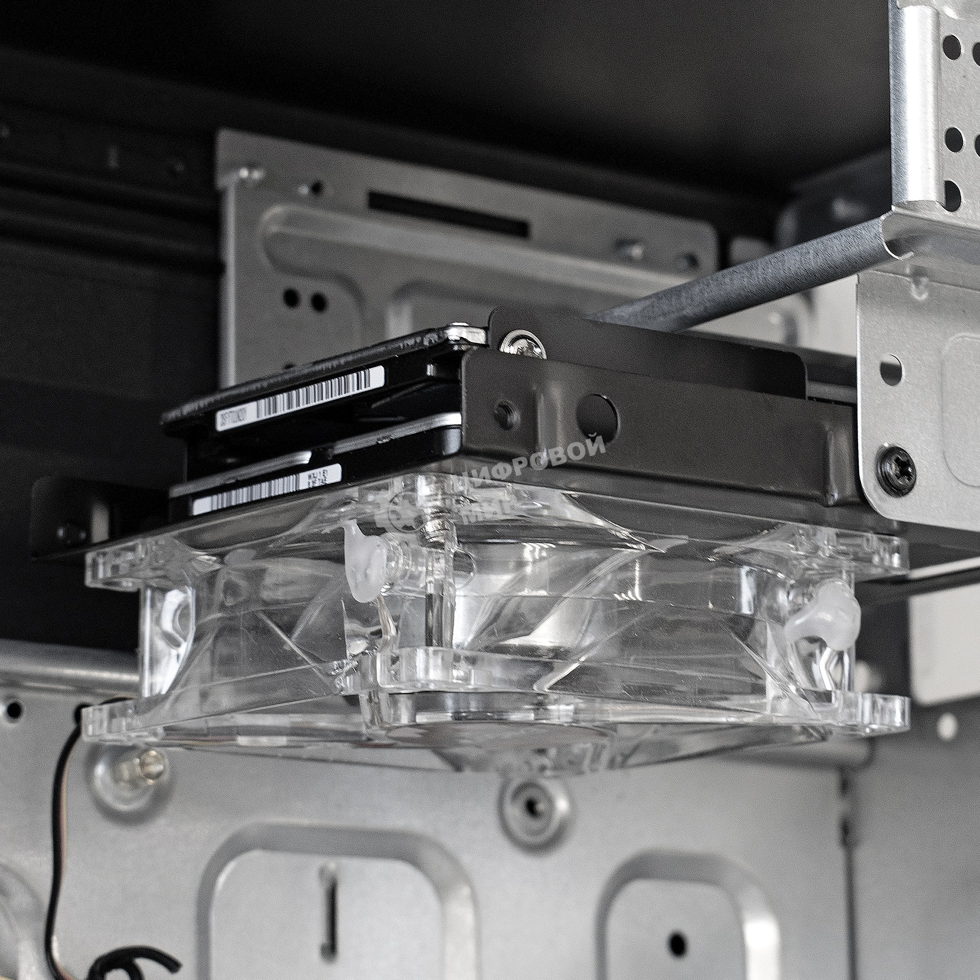 Салазки (переходник) ExeGate EX292544RUS HD-22T3M металлические для установки 2xHDD/SSD 2.5