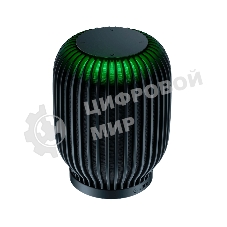 Умная колонка Sber SberBoom, 40Вт, стандартная, 1 динамик, Мультирум, Стереопара, Wi-Fi, Bluetooth 5.0, Салют, черный