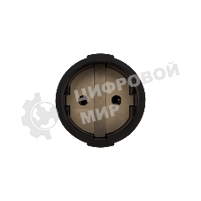 Розетка разборная Rexant без з/к 10А черная