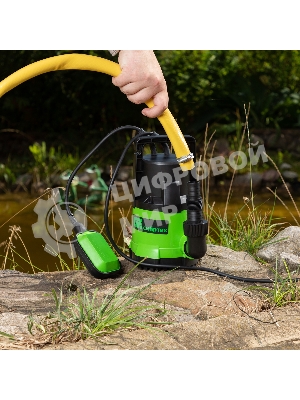 Дренажный насос Сибртех для чистой воды СДН300-5 300 Вт напор 65м 6500 л/ч