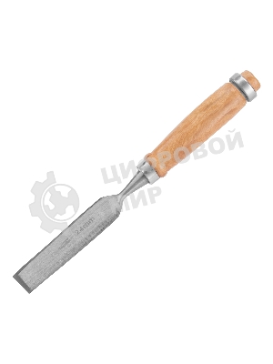 Набор долот-стамесок Sparta 6-12-18-24 мм, плоских, деревянные рукоятки