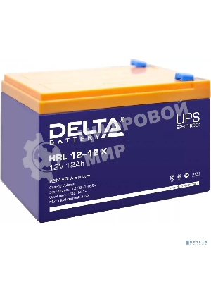 Батарея Delta HRL 12-12 X (12А\ч, 12В) свинцово- кислотный аккумулятор