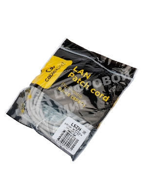 Патч-корд LSZH UTP Cablexpert PP31-2M cat.5e, 2м, литой, многожильный, серый