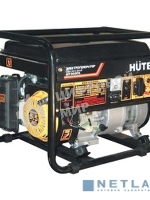 Электрогенератор бензиновый Huter DY2500L, 2.2 кВт, 66 дБ, 38.3 кг