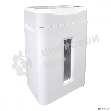 Шредер Office Kit S243N 3,9х38 белый (секр.P-4) фрагменты 35лист. 35лтр. скрепки скобы пл.карты CD