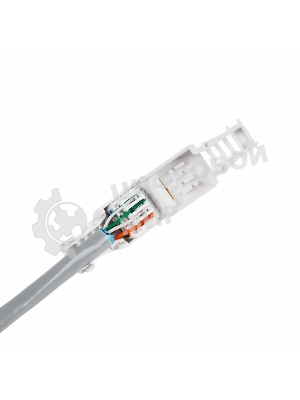 Разъем Rexant RJ-45(8P8C) под витую пару, UTP, категория 5e, самозажимной