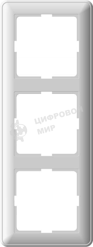 Рамка 3-м W59 бел. SchE KD-3-18 (КД-3-18)
