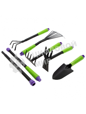 Набор садового инструмента Palisad пластиковые рукоятки, 7 предметов