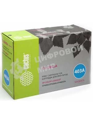 Картридж лазерный Cactus CS-CB403AR пурпурный (7500 стр.) для HP CLJ CP4005/CP4005DN/CP4005N
