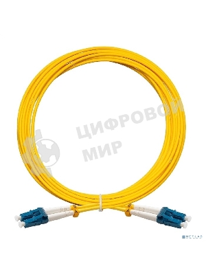 Патч-корд волоконно-оптический ExeGate FC-D-9-LC-LC-5M-LSZH (Шнур ВО SM 9/125 (OS2/G.652.D), LC/UPC-LC/UPC, Duplex, LSZH, 5м)