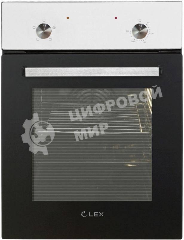Духовой шкаф электрический LEX EDM 4540 IX нержавеющая сталь/черный, встраиваемый