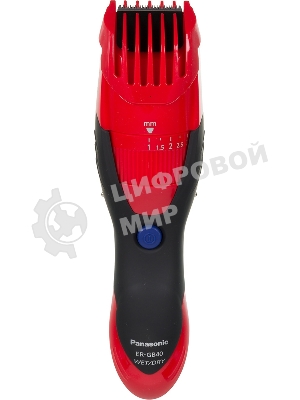 Машинка для стрижки Panasonic ER-GB40 красный (насадок в компл:1шт)