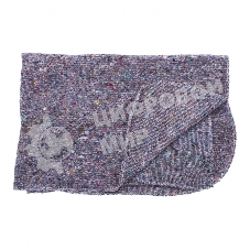 Салфетка для пола HomePalisad х/б, 600x700 мм, серая