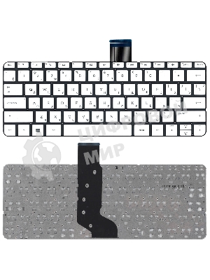 Клавиатура для ноутбука HP Stream X360 11-p белый без рамки