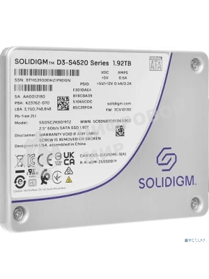 Накопитель SSD Solidigm Intel S4520 Series SSD SATA 2.5
