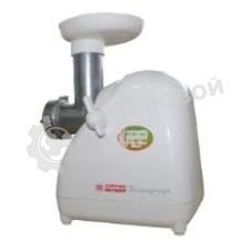 Мясорубка электрическая Белвар Помощница КЭМ-П2У 302-06 белый, 1500 Вт, 0.4 кг/мин, реверс, насадки - 9