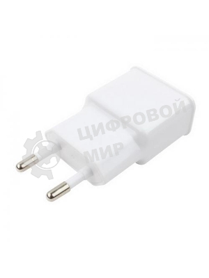 Сетевое зарядное устройство Cablexpert MP3A-PC-11 100/220V - 5V USB 2 порта, 2.1A, белый