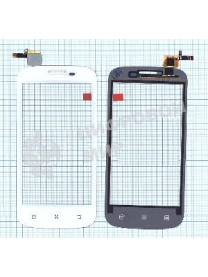 Сенсорное стекло (тачскрин) для Lenovo A760, белое