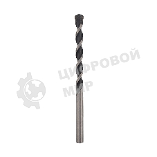 Сверло по бетону Kranz 12х150 мм, цилиндрический хвостовик