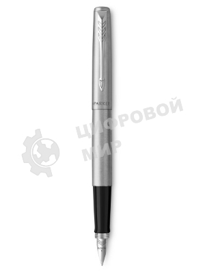 Ручка перьевая Parker Jotter Core F61 (2031012) Stainless Steel CT, M, сталь нержавеющая, блистер