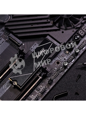 Накопитель SSD ADATA XPG BLADE S70, 4Tb, PCIe 4.0 x4, M.2 2280, NVMe, R/W 7400/6600, с радиатором